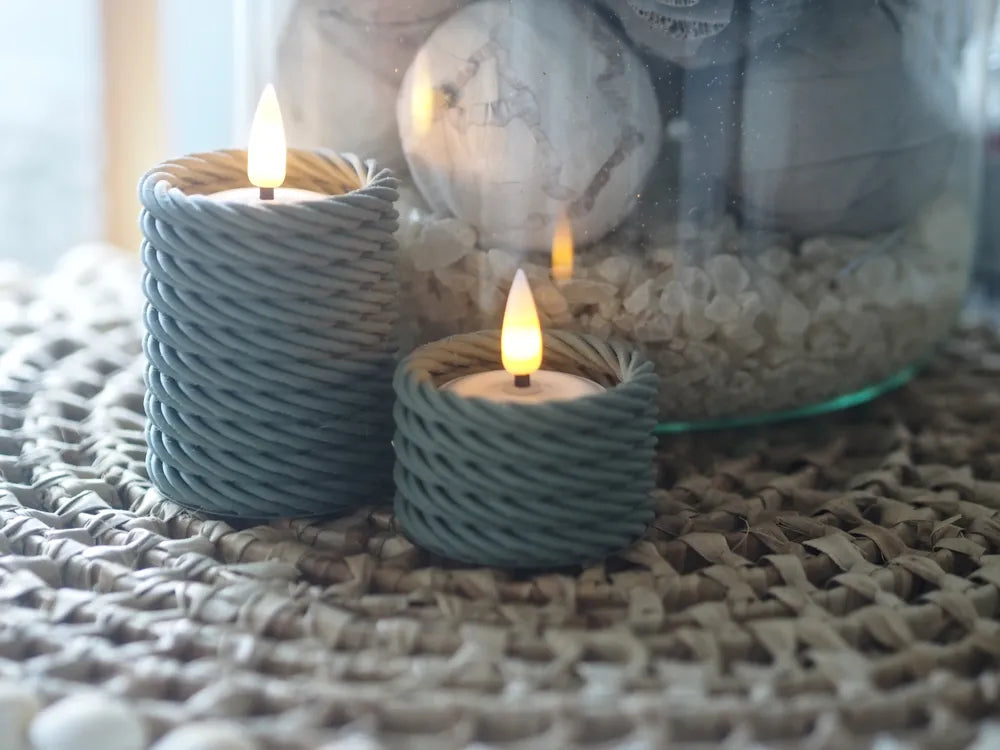 2'li Tealight Mumluk Seti (mumlar hariç)