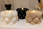 Büyük Baloncuk Tasarımlı Tealight Mumluk (mum hariç)