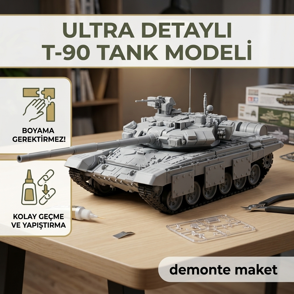 Demonte T-90 Tank