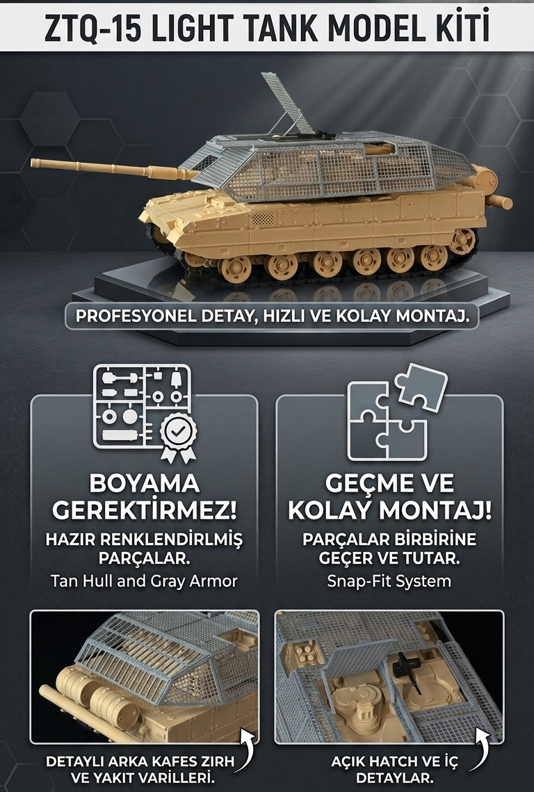ZTQ-15 Hafif Tank Maketi
